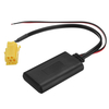 Adaptateur de récepteur de voiture Bluetooth Câble AUX Radio stéréo pour Renault Clio Kangoo Megane Scenic 2005-2011 12V