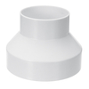 Adaptateur de réduction de tuyau de ventilation en ABS 110 à 100/150 à 100/200 à 150