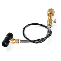 Adaptateur de recharge de bouteille de CO2 avec connexion W21.8-14 / CGA320 pour Soda Club Stream