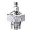 Adaptateur de remplissage de soupape Din 300Bar en acier inoxydable mâle / femelle pour lair de loutil pneumat