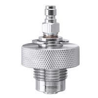 Adaptateur de remplissage de soupape Din 300Bar en acier inoxydable mâle / femelle pour lair de loutil pneumat