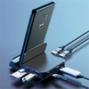 Adaptateur de station daccueil Baseus 7 en 1 Type-C USB-C Hub avec 1 * USB 3.0/2 * USB 2.0/Type-C Port de charge PD