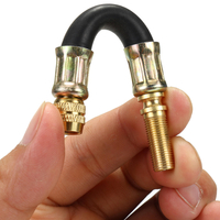 Adaptateur de tuyau en caoutchouc pour extension de valve de pneu de roue de voiture de 105mm