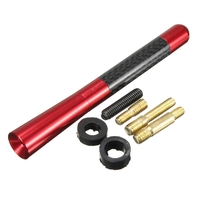 Adaptateur de vis poli pour antenne universelle en aluminium à fibre de carbone de 12 cm