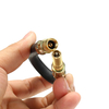 Adaptateur en caoutchouc flexible de roue jumelle en caoutchouc dextension de valve de pneu de 21cm pour lauto