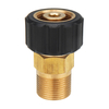 Adaptateur M22x15mm de la rondelle de pression femelle se convertissent au raccordement rapide masculin de M22x14mm