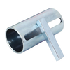 Adaptateur manchon darbre de vilebrequin de poulie de moteur à essence de 1 pouce à 1 1/8 pouce avec clé de marche