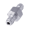 Adaptateur mâle à mâle en acier inoxydable avec raccord à raccord rapide pour mâle