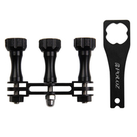 Adaptateur multifonction PULUZ avec clé à vis longue pour Gopro SJCAM Yi