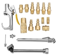 Adaptateur rapide de connecteur de 17Pcs / Set 1/4inch NPT pour loutil de travail pneumatique accessoire