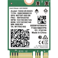 Adaptateur sans fil COMFAST WiFi6E M.2 PCIE 5374Mbps Triple Bande 2.4G/5.8G/6G bluetooth 5.2 carte réseau interne pour o