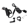 Adaptateur universel de prise de guidon de chargeur moto étanche USB double 9-90V