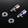 Adaptateur universel deau froide chaude de déviateur de douche de valve dangle de cuivre pour le robinet de sa