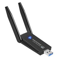Adaptateur WiFi 1300 Mbps USB3.0 802.11ac double Bande 2 * 5dBi antenne carte réseau sans fil WiFi Dongle émetteur récep