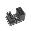 Adaptateur dalimentation graphique JEYI ATX 6PIN 8PIN Interface dalimentation adaptateur de direction à 180 de
