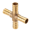 Adaptateur Pagoda Laiton Barbelé 4 Voies Tuyaux Raccord 10mm Pneumatique Composant Tuyau Coupleur Rapide