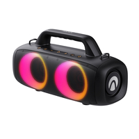 AirAux AA-DH1 50W TWS Bluetooth V5.1 Haut-Parleur 360° Bass 4500mAh Batterie Effet RVB IPX5 Étanche 2.0KG Léger Extérieu