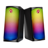 AirAux AA-GCR3 Ordinateur Haut-Parleur RVB Lumière 4 Unités HiFi Stéréo AUX Haut-Parleur Bluetooth Alimentation USB