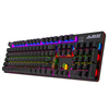 Ajazz 104 touches clavier de jeu mécanique 2.4G double mode étanche ergonomie clavier rétroéclairé couleur mixte avec co