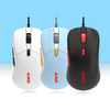 AJAZZ AJ129 Souris de jeu filaire 12400DPI Capteur léger PAW3327 réglable à 6 niveaux RVB LED Souris de joueur rétro-écl