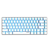 AJAZZ AK33 82 touches clavier mécanique sans fil USB filaire / bluetooth 5.0 double mode interrupteur rouge rétroéclaira