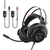 AJAZZ The One:1 casque de jeu casque supra-auriculaire avec 7.1 Surrond Sound 53mm pilote Soft coussin doreille con