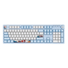 Ajazz AK515 Clavier de jeu mécanique 104 touches translucides PBT Keycaps Programmation macro Interrupteur bleu/marron/r