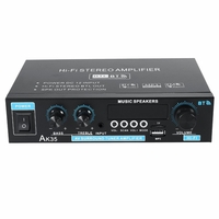 AK35 110-240V 2x30W Mini 2.0 canaux amplificateur numérique bluetooth 5.0 récepteur USB lecteur de musique stéréo maison