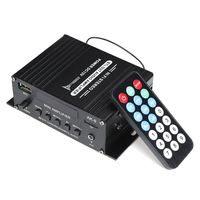 AK9 40W Mini Bluetooth Audio Amplificateur de Puissance De Voiture HIFI Numérique AMP FM Radio SD Carte U Disque AUX Ent