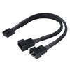 Akasa AK-CBFA04-15 15cm PWM Ventilateur Splitter Supports 2 PWM Ventilateurs à partir dune seule carte mère PWM En-
