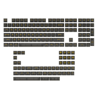 AKKO 155 touches transparentes translucides Keycap Set ASA Profile UV Impression PC Transparent Keycaps personnalisés po