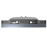 AKSW-271 4 In 1 Car Docking Station with 4 Fast Charging Interfaces Retractable Cable Design for Tesla Model 3/Y Car Acc