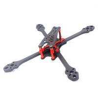 ALFA Monster 6mm fibre de carbone 5/6 / 7inch FPV Freestyle Stretch X Quadricoptère Kit de cadre pour RC Drone
