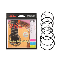 Alices cordes de guitare classique AC136BK avec noir Nylon 6 cordes accessoires de guitare