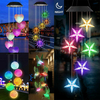 Alimenté par énergie solaire carillons de couleur changeant LED Lumière Home Garden Garden Decor Lampe