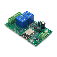 Alimentation 5 V / 8-80 V ESP8266 Module de relais double WIFI ESP-12F développement secondaire de la carte de développe