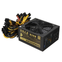 Alimentation de carte graphique de mineur 2000W pour lexploitation minière PSU ATX certifié platine 180 ~ 240V 80Pl