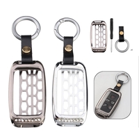 Alliage daluminium de support principal de cas de Shell à distance pour la clé de voiture avec Keychain