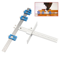 Alliage daluminium Drill Guide Sleeve Cabinet Matériel Jig Tiroir Tirez Outil De Forage Du Bois