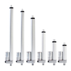 Alliage daluminium du moteur 1100N de lactionneur linéaire CC de 50mm-400mm 12V 12mm / s IP54 avec 2 supports