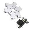 Alliage daluminium M4 Station de suspension de hamac deffet Fisheye 4MM pour imprimante 3D Delta Kossel