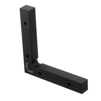 Alliage daluminium noir précision de 90 degrés 120x120mm de serrage carré machiniste à bois carré positionnant la m