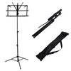 Alliage daluminium pliable guitare Stand Holder musique feuille trépied support hauteur réglable avec sac de transp