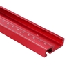 Alliage daluminium rouge 300/400/500/600 / 800mm T-Track T-Slot Mitre Track Jig T Fente de fixation de vis avec out