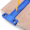 Alliage daluminium T-160mm Trou Positionnement Mesure Règle Traversée Jauge De Marquage Métrique Scriber Outils pou