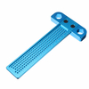 Alliage daluminium T-50/160 / 260mm Positionnement du trou Règle de mesure métrique Précision Marquage T-Ruler Scri
