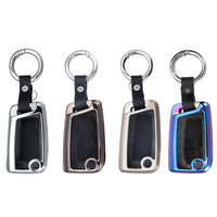 Alliage de zinc à distance Fob Cover Cover Key Shell pour VW Golf 7 MK7 Octoda A7 Seat Leon Ibiza