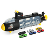 Alliage Inertia Shark Artillery Sous-marin Ensemble De Véhicules Moulé Sous Pression Modèle De Voiture Jouets pour Enfan