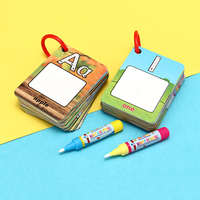 Alphabet / numéro enfants magique eau dessin Flash carte enfants éducation préscolaire apprentissage image Science jouet