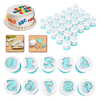 Alphabet Lettre Nombre Fondant Cake Cutter Cookie Moule De Sucre Décorations Artisanales